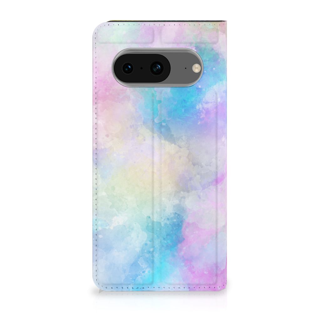 Google Pixel 8 Bookcase Watercolor Light voorkant