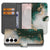 Bookcase Hoes Samsung Galaxy S25 FE Marmer Groen PU Leer 3 Pasjes design marmer aanzicht