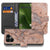 Bookcase Hoesje Fairphone 6 Marmer Oranje Met Pasjes design marmer aanzicht