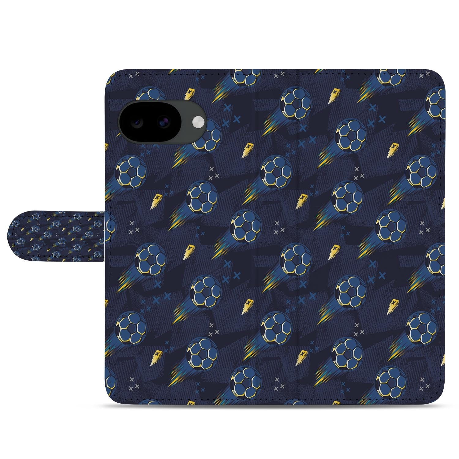 Google Pixel 10a portemonnee hoesje met Voetbal design
