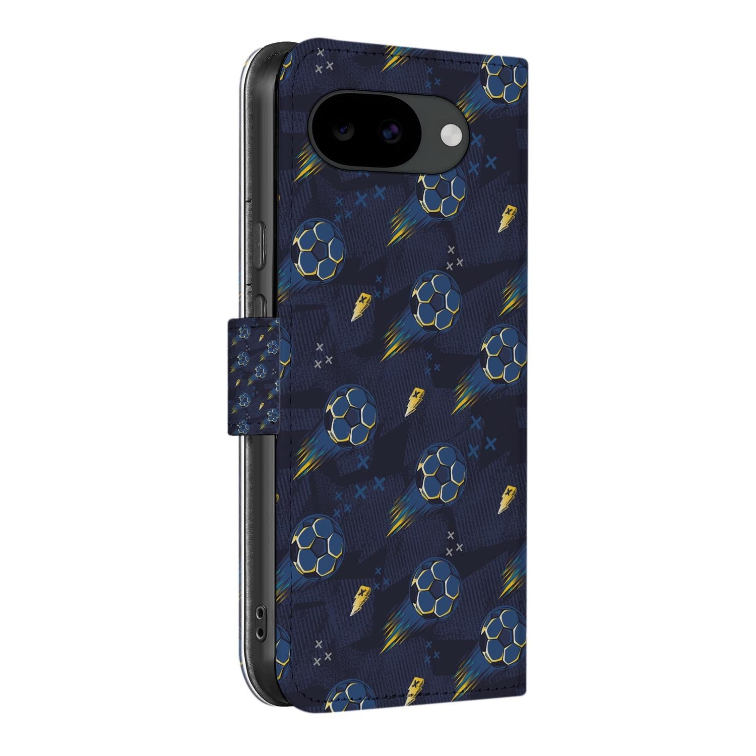 Bookcase hoesje Google Pixel 10a met Voetbal print