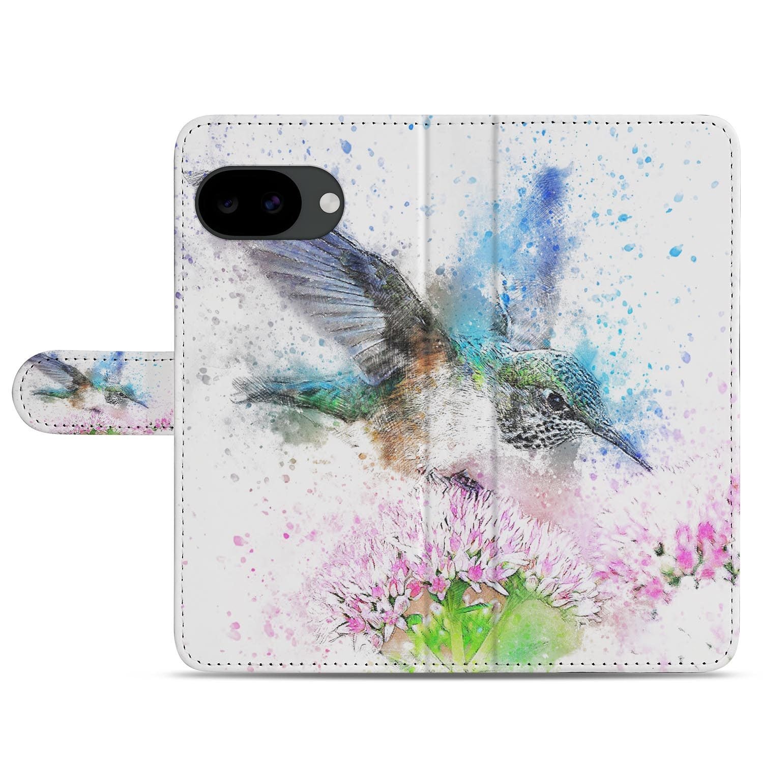 Google Pixel 10a portemonnee hoesje met Vogelprint design