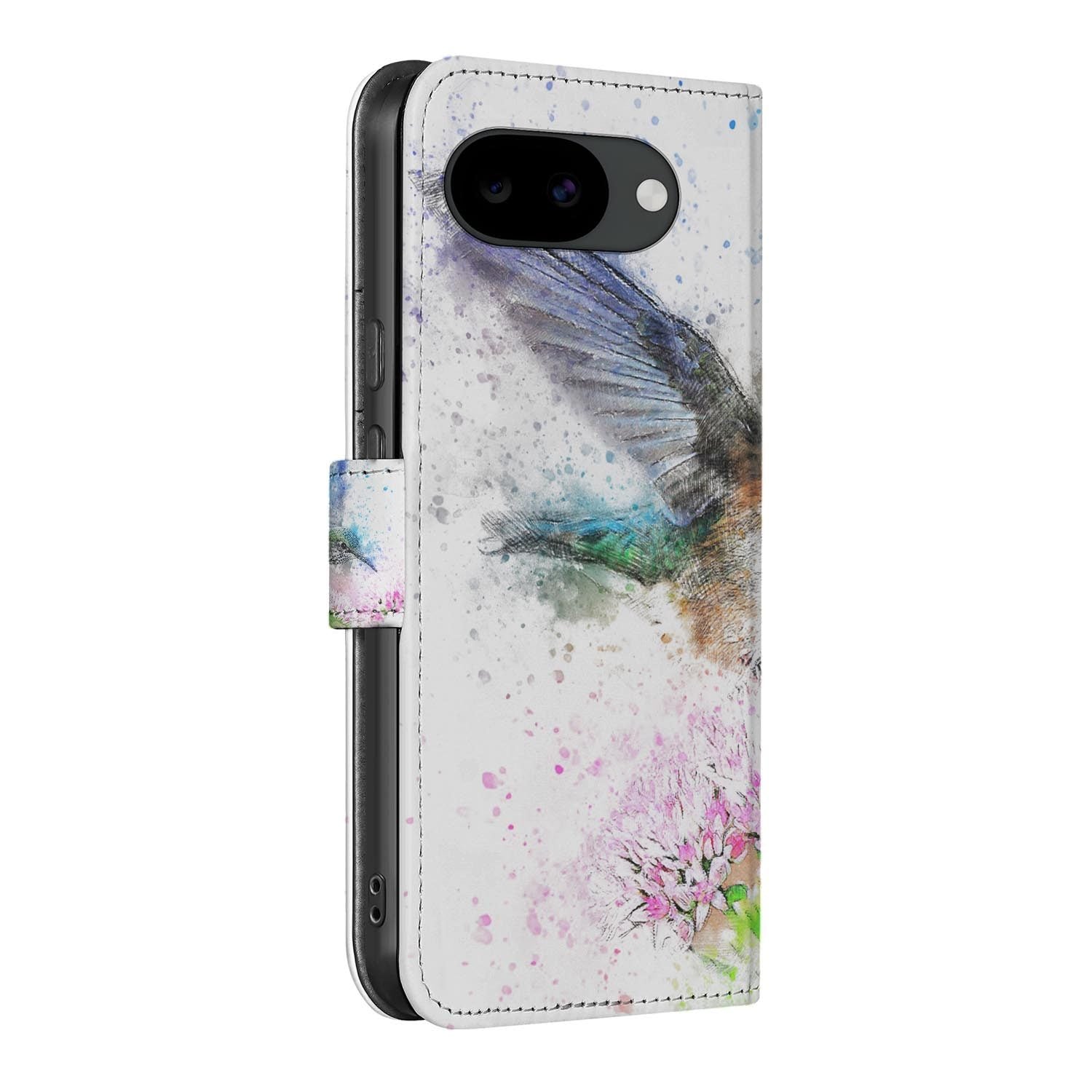 Bookcase hoesje Google Pixel 10a met Vogelprint print