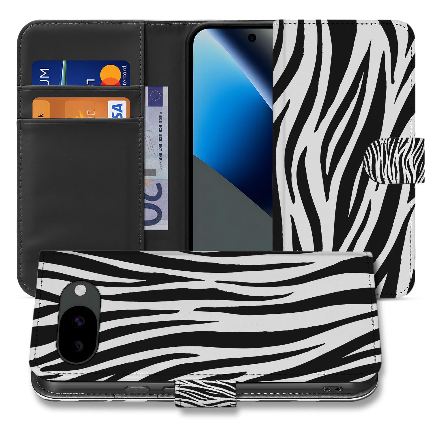 Bookcase Hoesje Google Pixel 10a Zebraprint