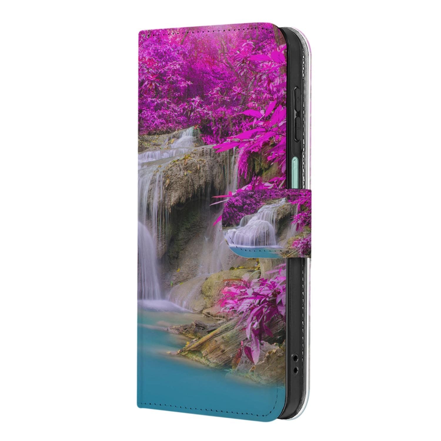 Samsung Galaxy A27 bookcase Waterval, achterkant met camera-uitsparing
