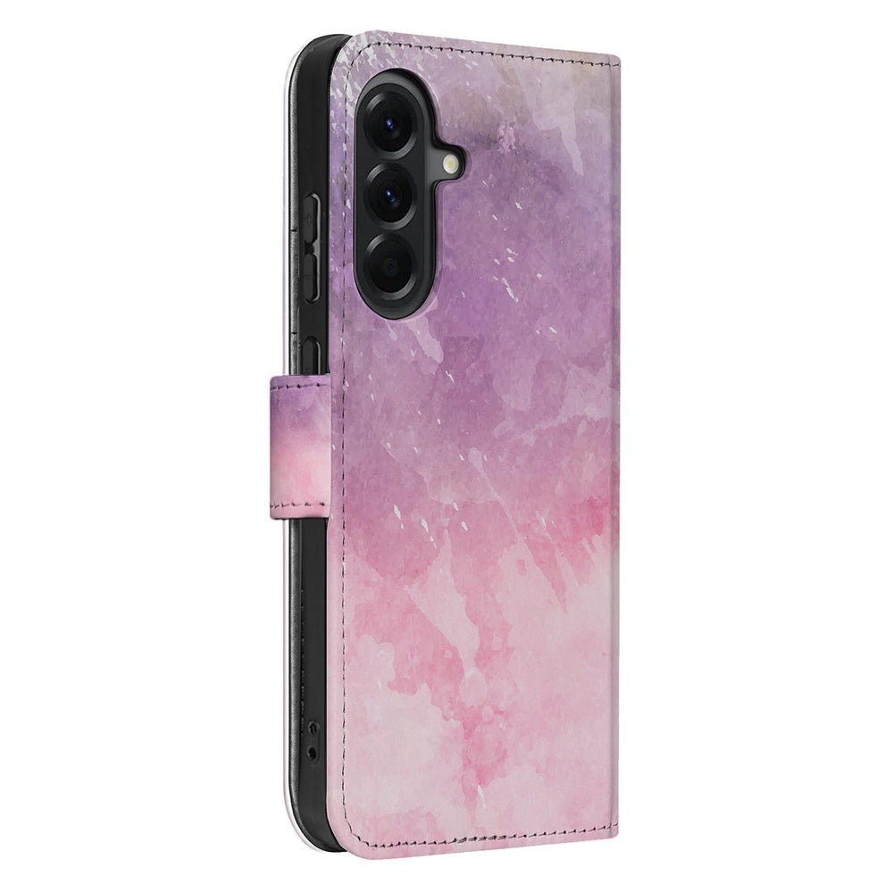 Bookcase Hoesje Samsung Galaxy A37 Roze Paars Paint