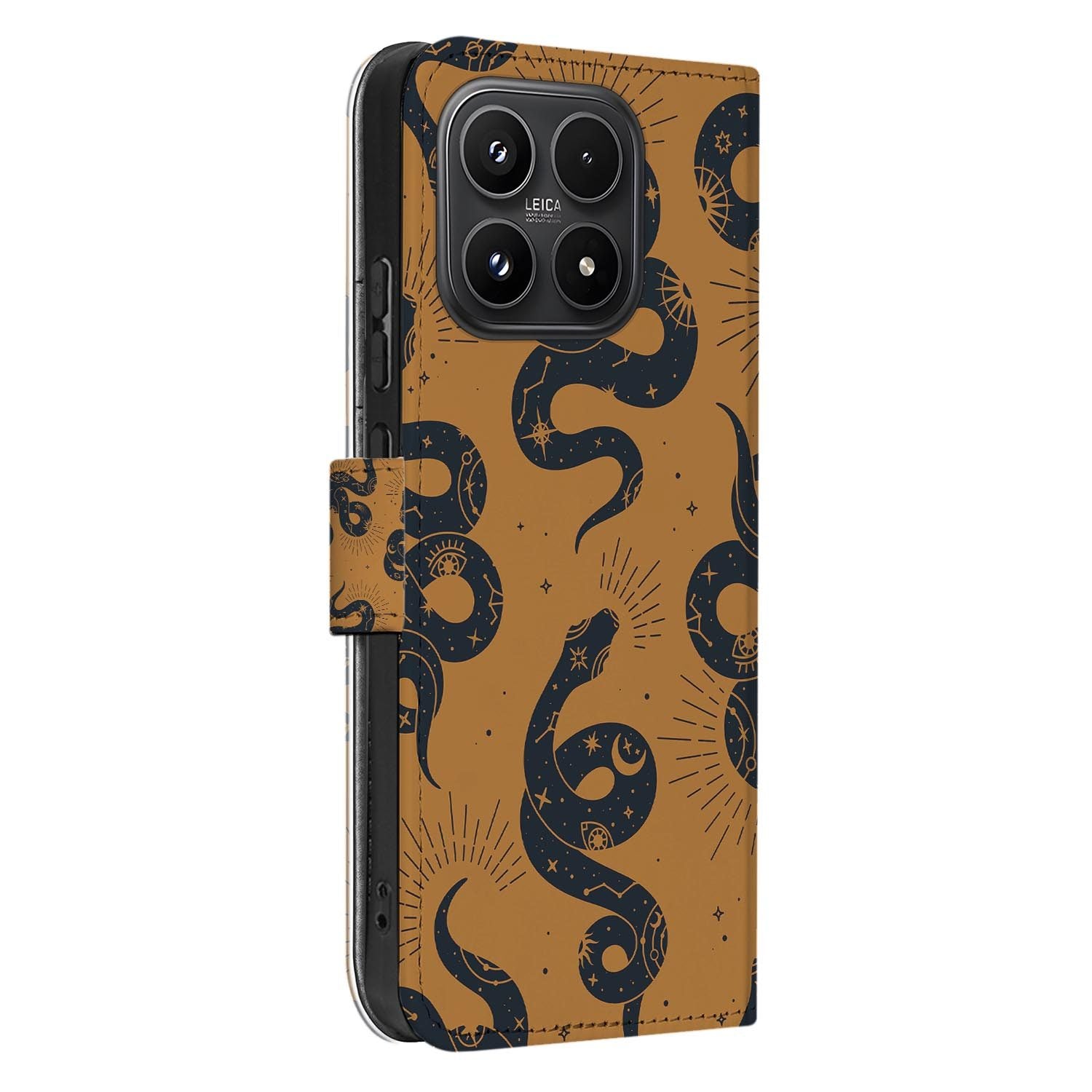 Xiaomi 17 bookcase Snakes, zijkant met knopuitsparingen