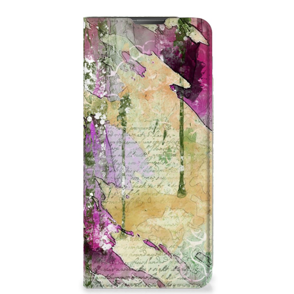 Bookcase Motorola Moto E20 Letter Painting design voorkant
