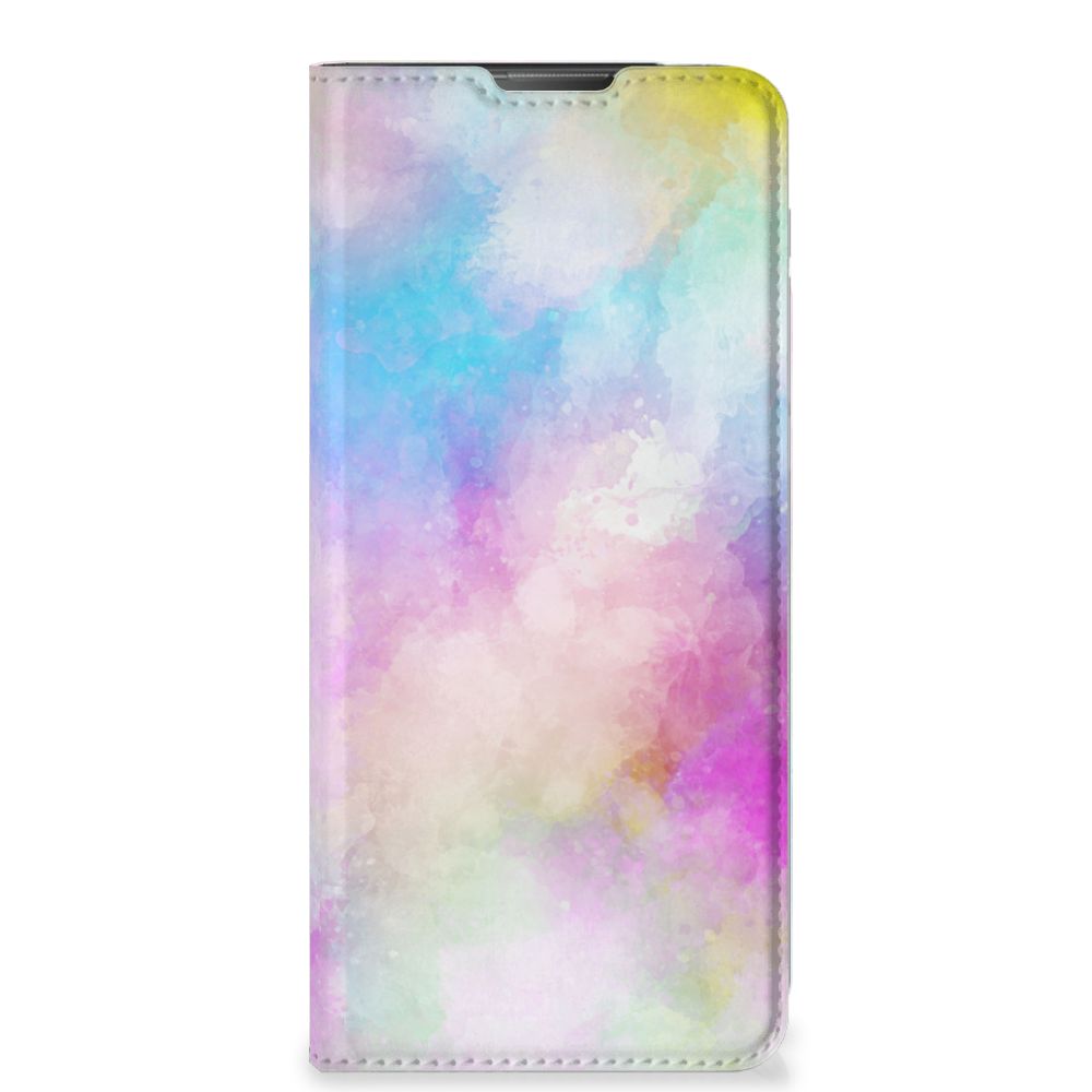Bookcase Motorola Moto E20 Watercolor Light voorkant