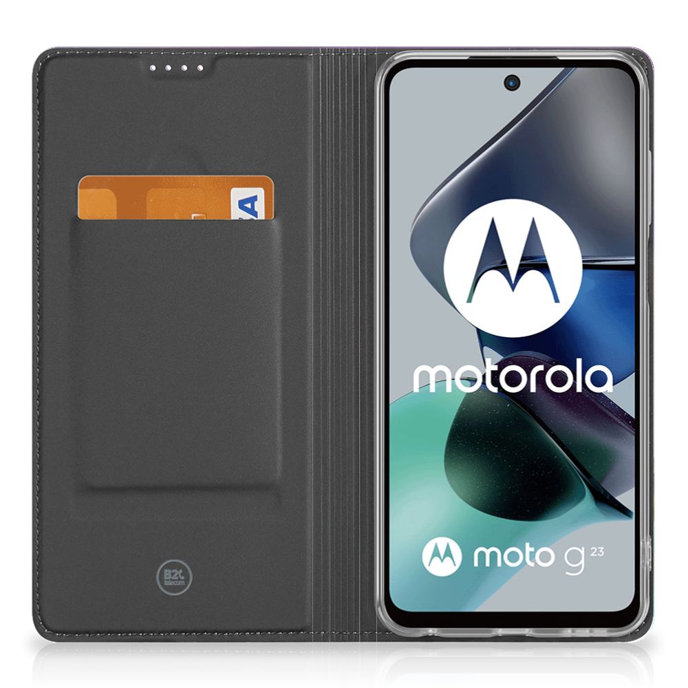 Bookcase Motorola Moto G13 | G23 Boat smartphonehoesje abstract boot ontwerp aanzicht