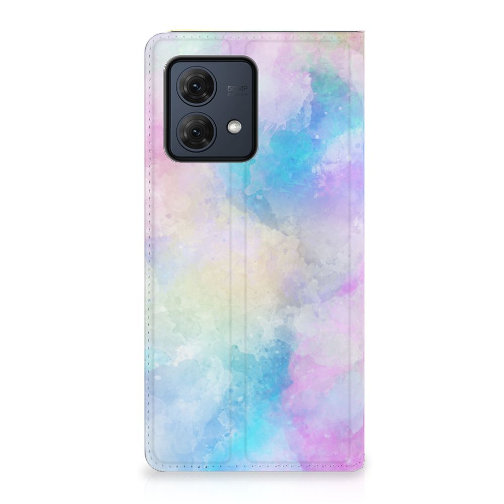 Bookcase Motorola Moto G84 Watercolor Light voorkant