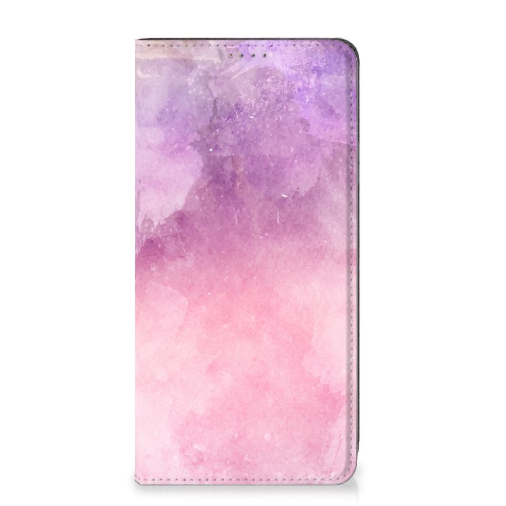 Bookcase Nokia G22 Pink Purple Paint design roze paars vooraanzicht