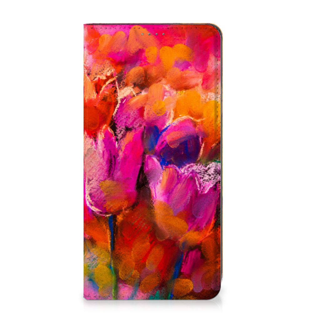 Bookcase Nokia G22 Tulips tulpen ontwerp voorkant