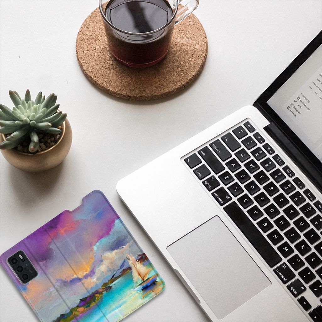 Bookcase OPPO A54s | A16 | A16s Boat - B2C Telecom