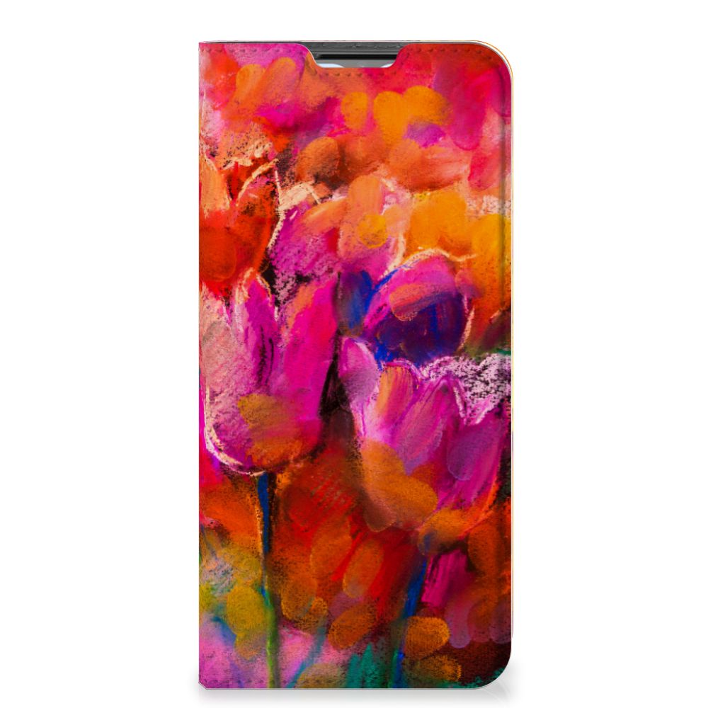 Bookcase OPPO A54s | A16 | A16s Tulips - B2C Telecom