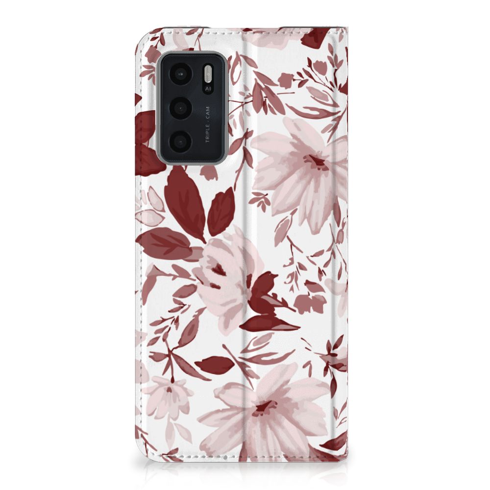 Bookcase OPPO A54s | A16 | A16s Watercolor Flowers - B2C Telecom