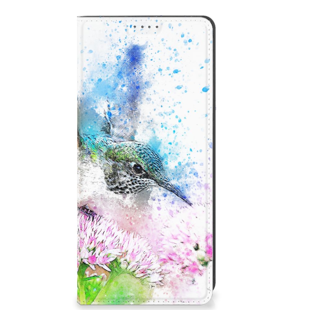 Bookcase OPPO A78 | A58 5G Vogel design naam aanzicht