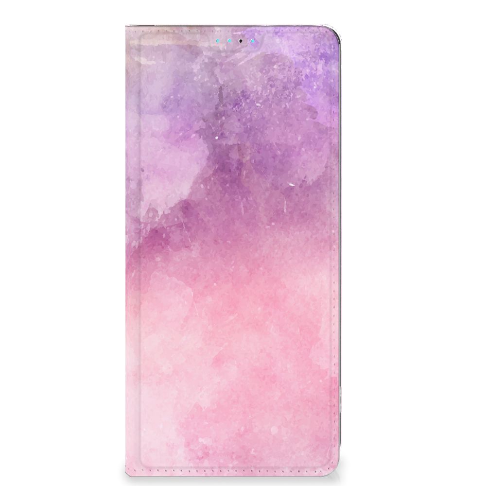 OPPO A98 5G Bookcase Pink Purple Paint vooraanzicht