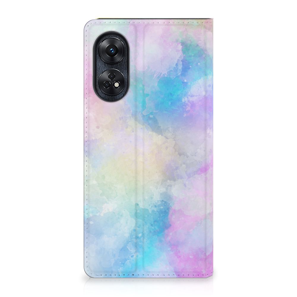 Bookcase OPPO Reno8 T 4G Watercolor Light achterkant