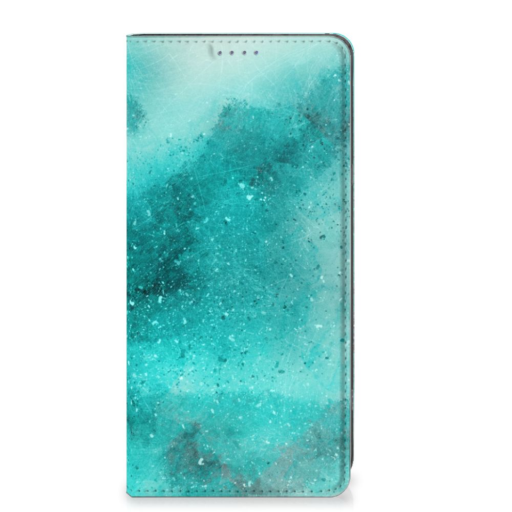OnePlus 11 Bookcase Painting Blue voorkant