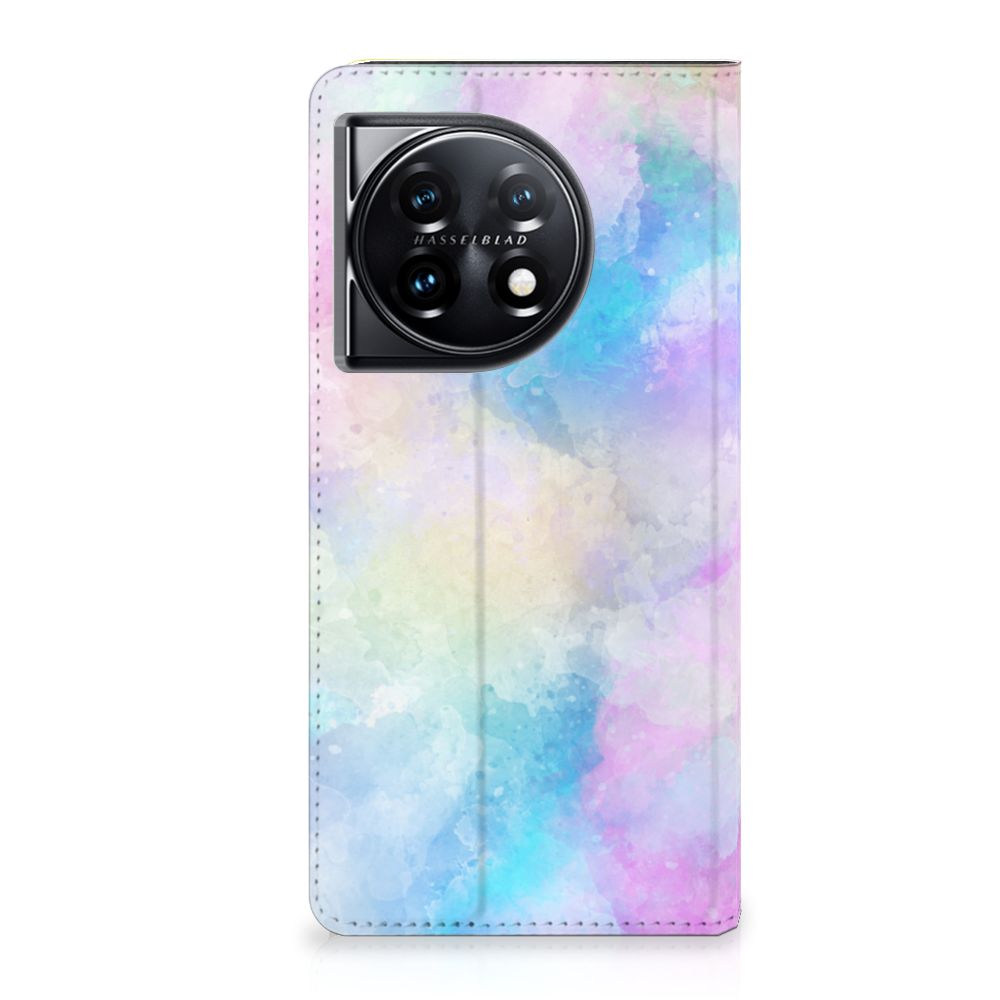 Bookcase OnePlus 11 Watercolor Light voorkant kleurrijk design