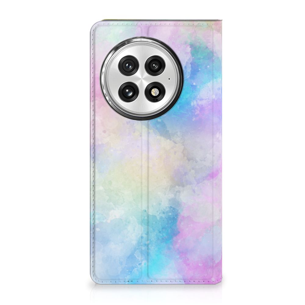 OnePlus 13 Bookcase Watercolor Light voorzijde