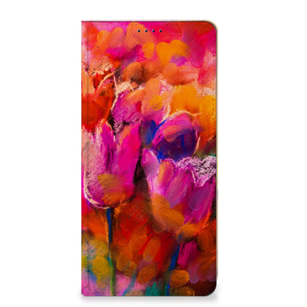 OnePlus Nord 4 Bookcase Tulips voorkant
