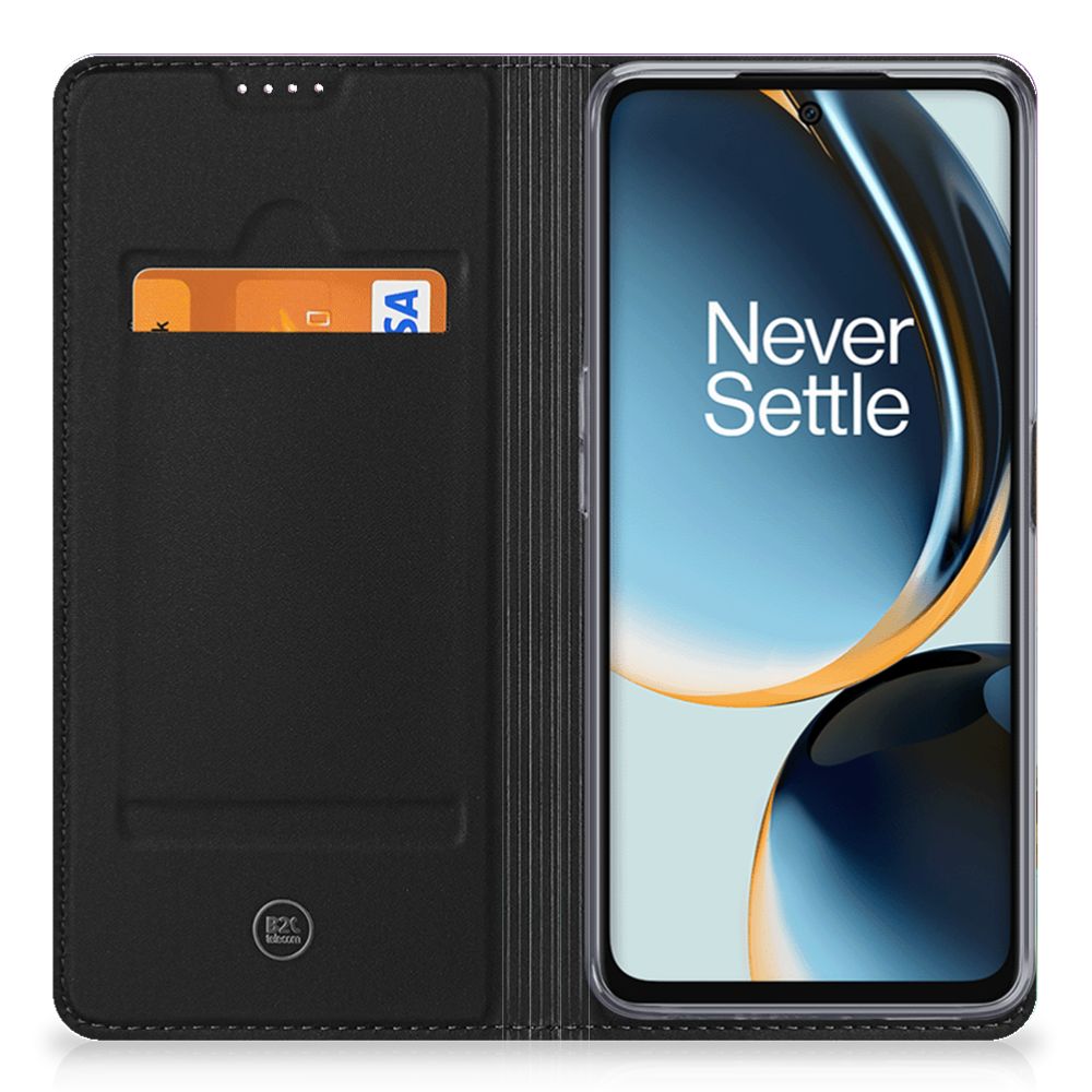 Bookcase OnePlus Nord CE 3 Lite Boat hoesje abstract ontwerp bootje aanzicht
