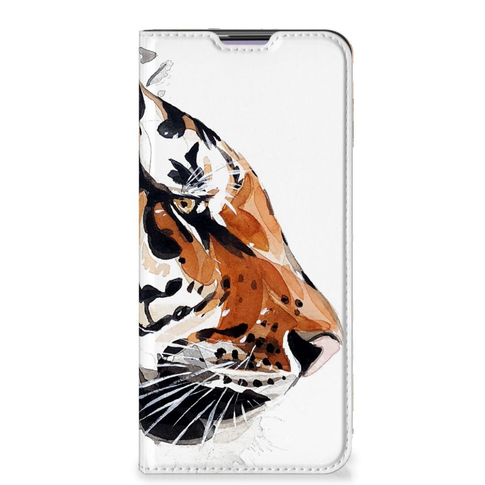 Bookcase OnePlus Nord CE 5G Watercolor Tiger - B2C Telecom