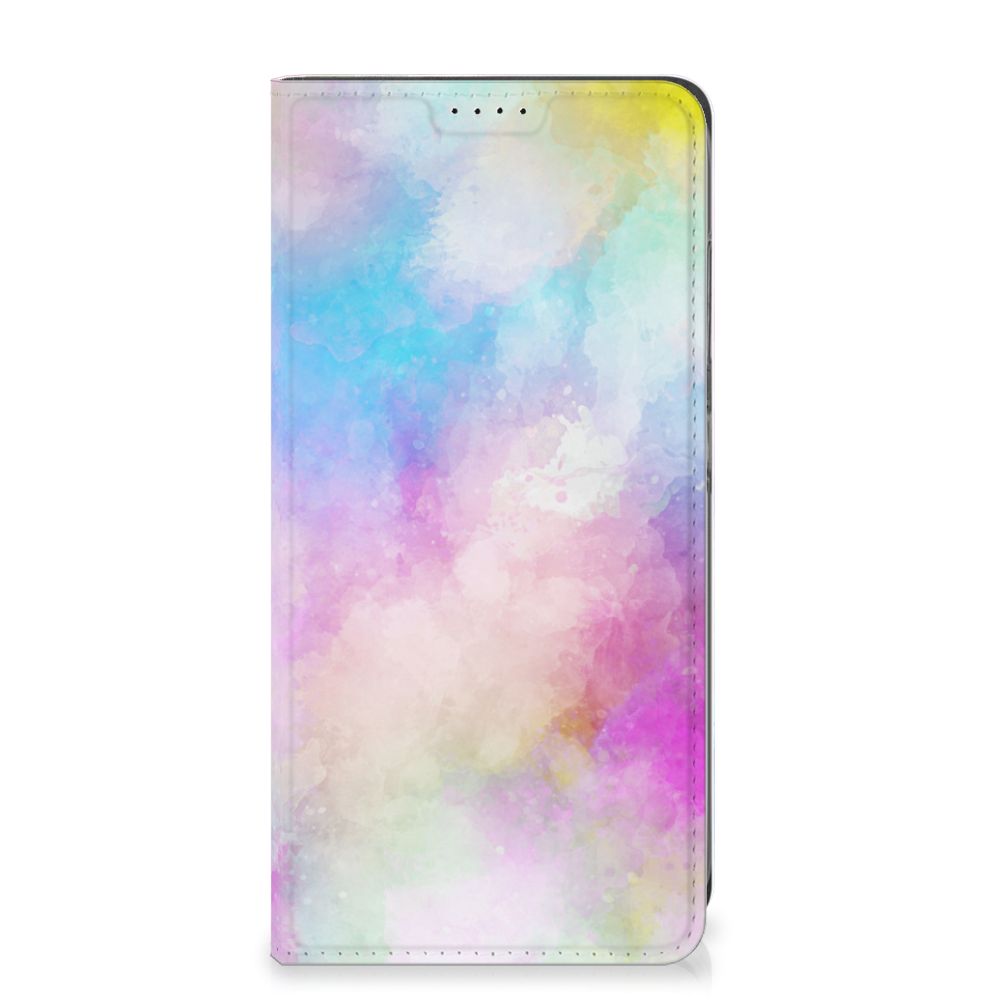 Bookcase Samsung Galaxy A05s Watercolor Light ontwerp voorkant kleurverloop