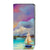 Bookcase Samsung Galaxy A16 5G/4G Boat abstract schilderij boot meer blauw paars