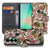 Samsung Galaxy A27 bookcase Flowers, voorkant met gesloten klep