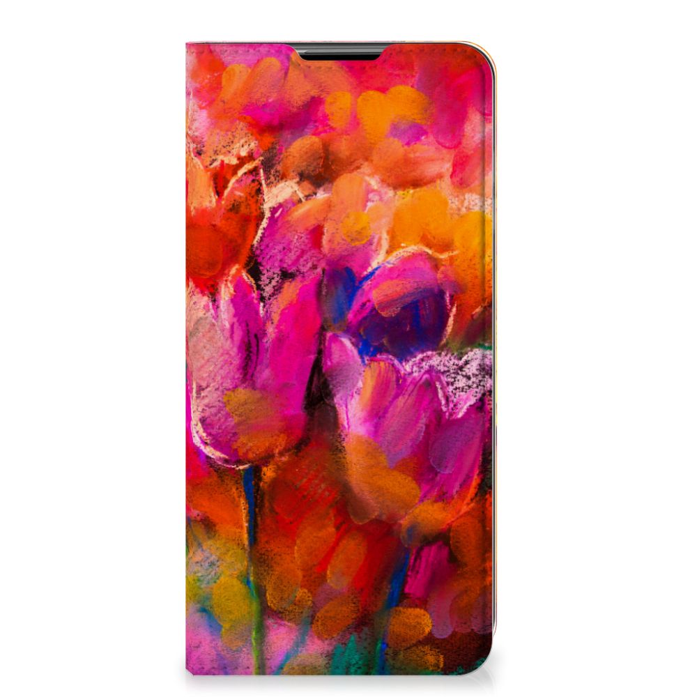 Samsung Galaxy A32 5G Bookcase Tulips voorkant