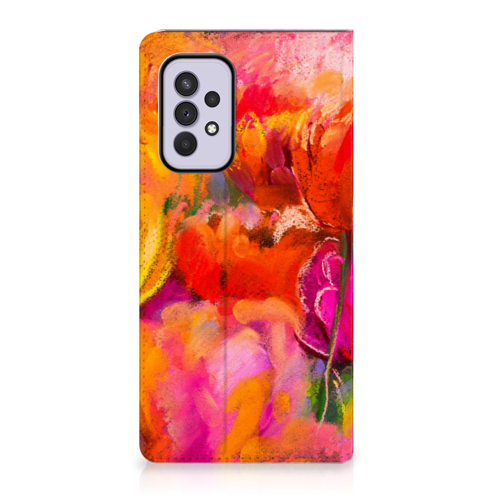 Bookcase Samsung Galaxy A33 5G Tulips - B2C Telecom