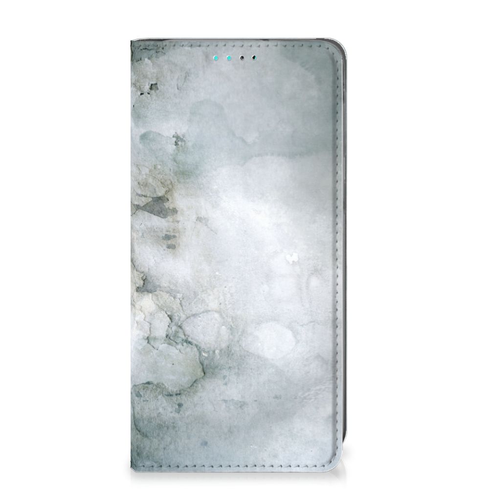 Bookcase Samsung Galaxy A40 Painting Grey