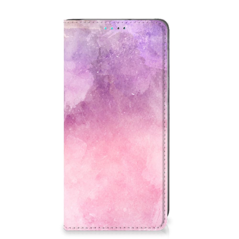 Bookcase Samsung Galaxy A40 Pink Purple Paint