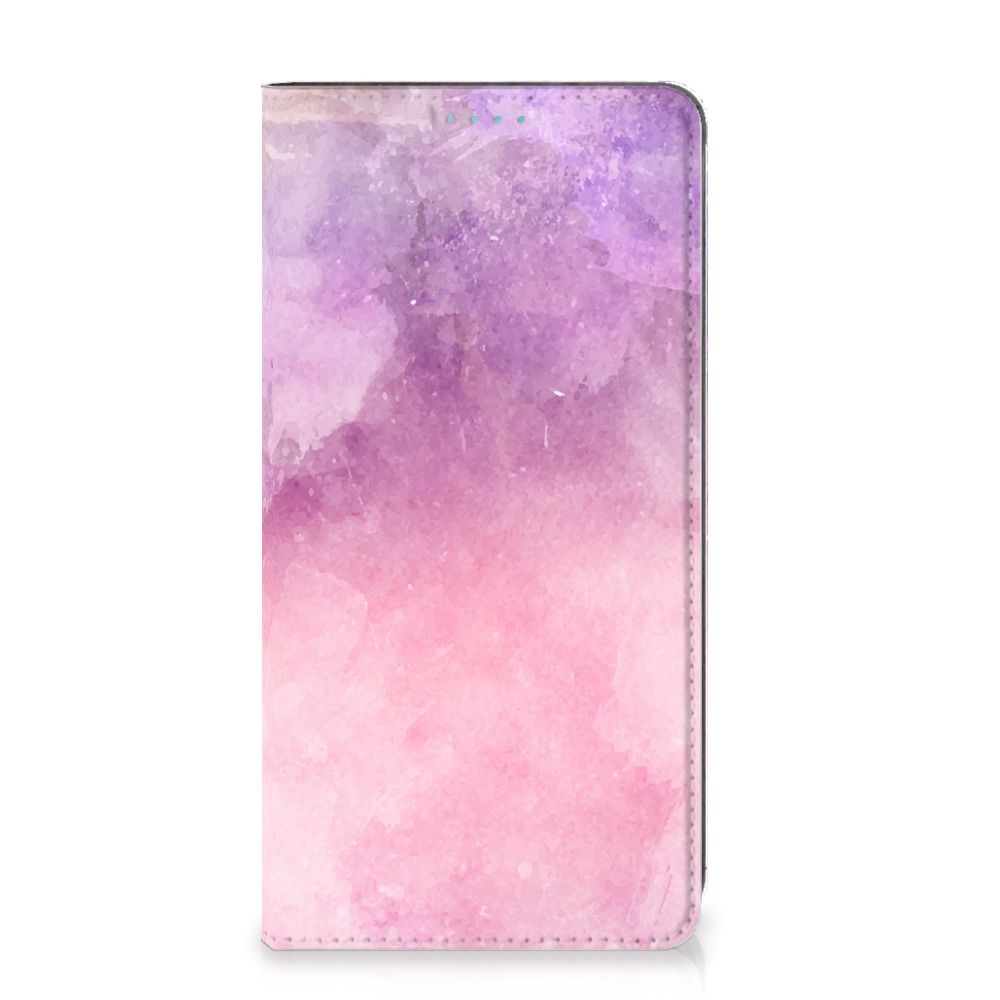 Bookcase Samsung Galaxy A53 Pink Purple Paint design roze paars