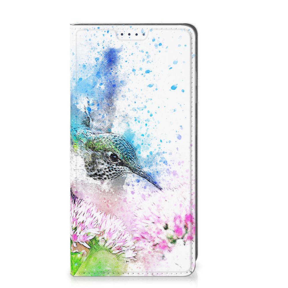 Bookcase Samsung Galaxy S25 Vogel design vogel aanzicht