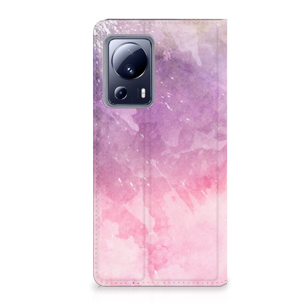 Bookcase Xiaomi 13 Lite Pink Purple Paint design roze paars