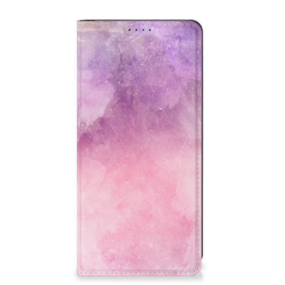 Bookcase Xiaomi Redmi Note 12 Pro | Poco X5 Pro Pink Purple Paint met een elegant roze en paarse watercolor design 🎨.