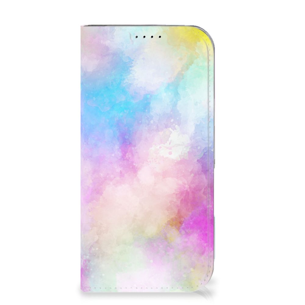 Bookcase iPhone 16 Pro Watercolor Light voorkant