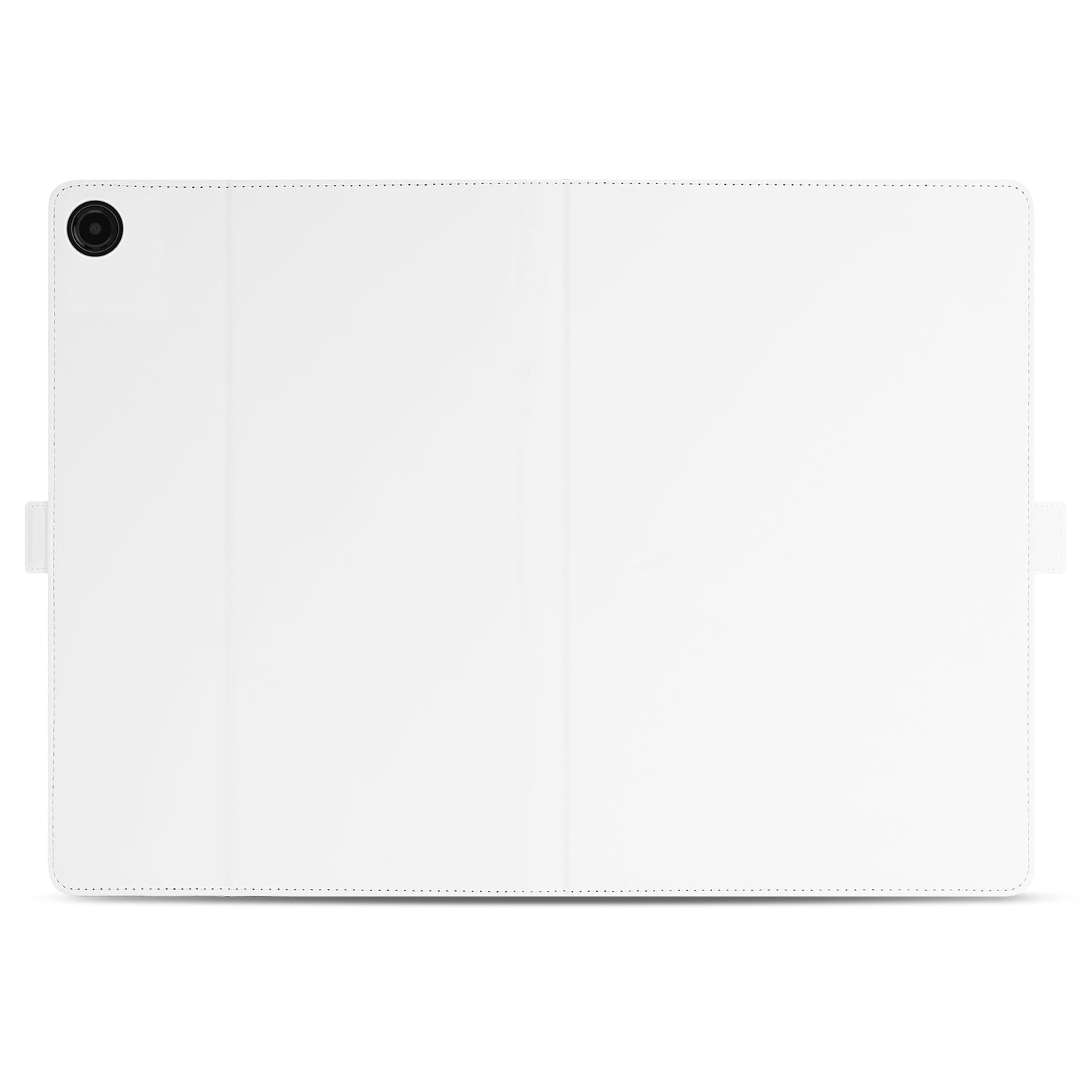 Samsung Galaxy Tab A11 Plus Bookcase met Standaard voor Samsung Galaxy Tab A11 Plus Wit witte achterkant