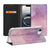 Apple iPhone 16e Bookcase Pink Purple Paint voorkant achterkant