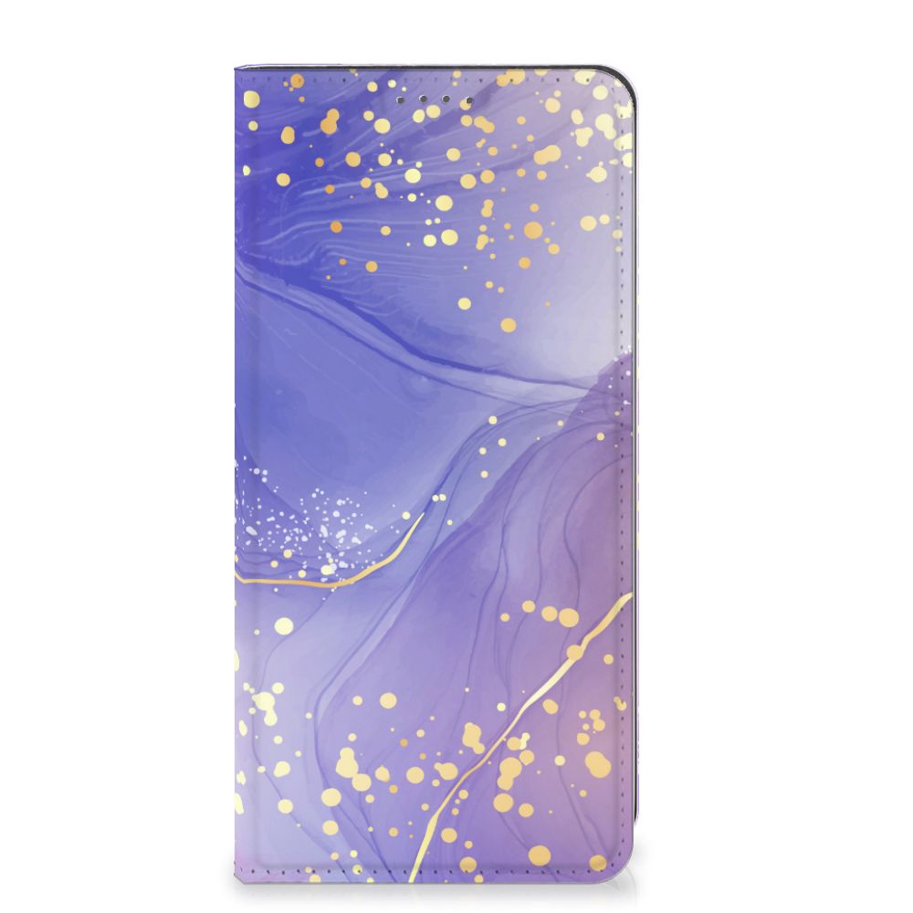 Google Pixel 8A Bookcase Watercolor Paars voorkant
