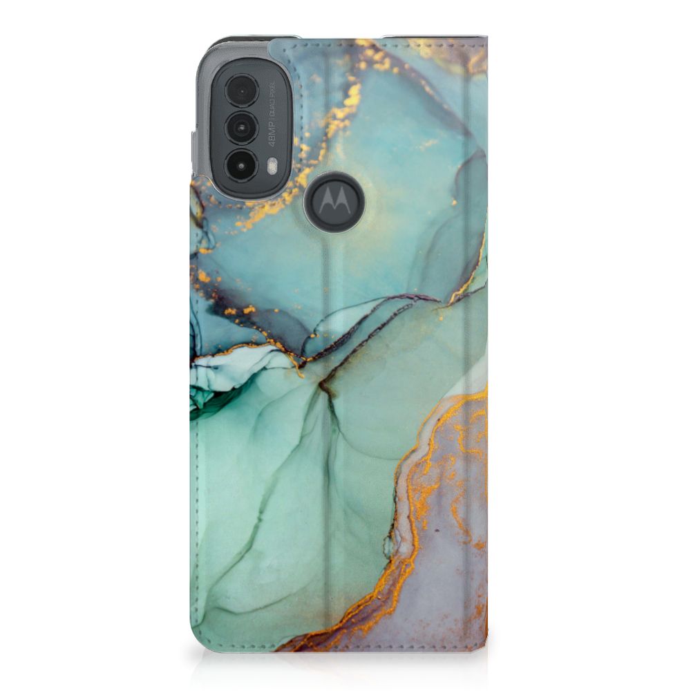 Motorola Moto E20 Bookcase Watercolor Mix vooraanzicht