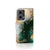 Motorola Moto G85 Bookcase Marmer Groen aanzicht