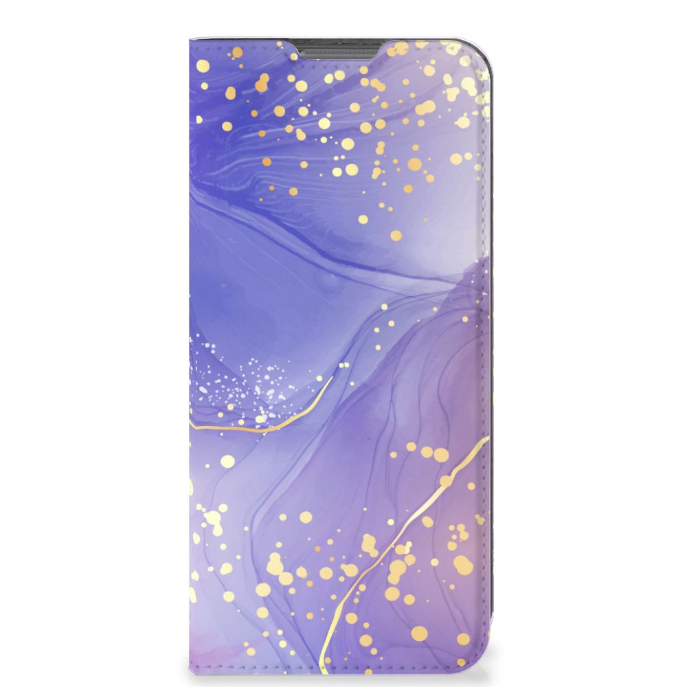OPPO A77 5G | A57 5G Bookcase Watercolor Paars voorkant