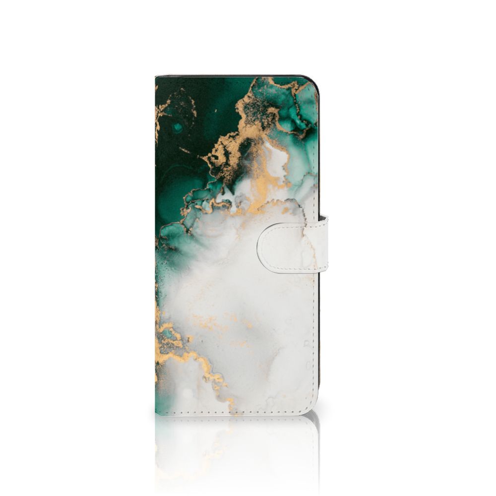 Bookcase voor OnePlus Nord CE 3 Lite Marmer Groen met luxe uitstraling en bescherming voor jouw telefoon.