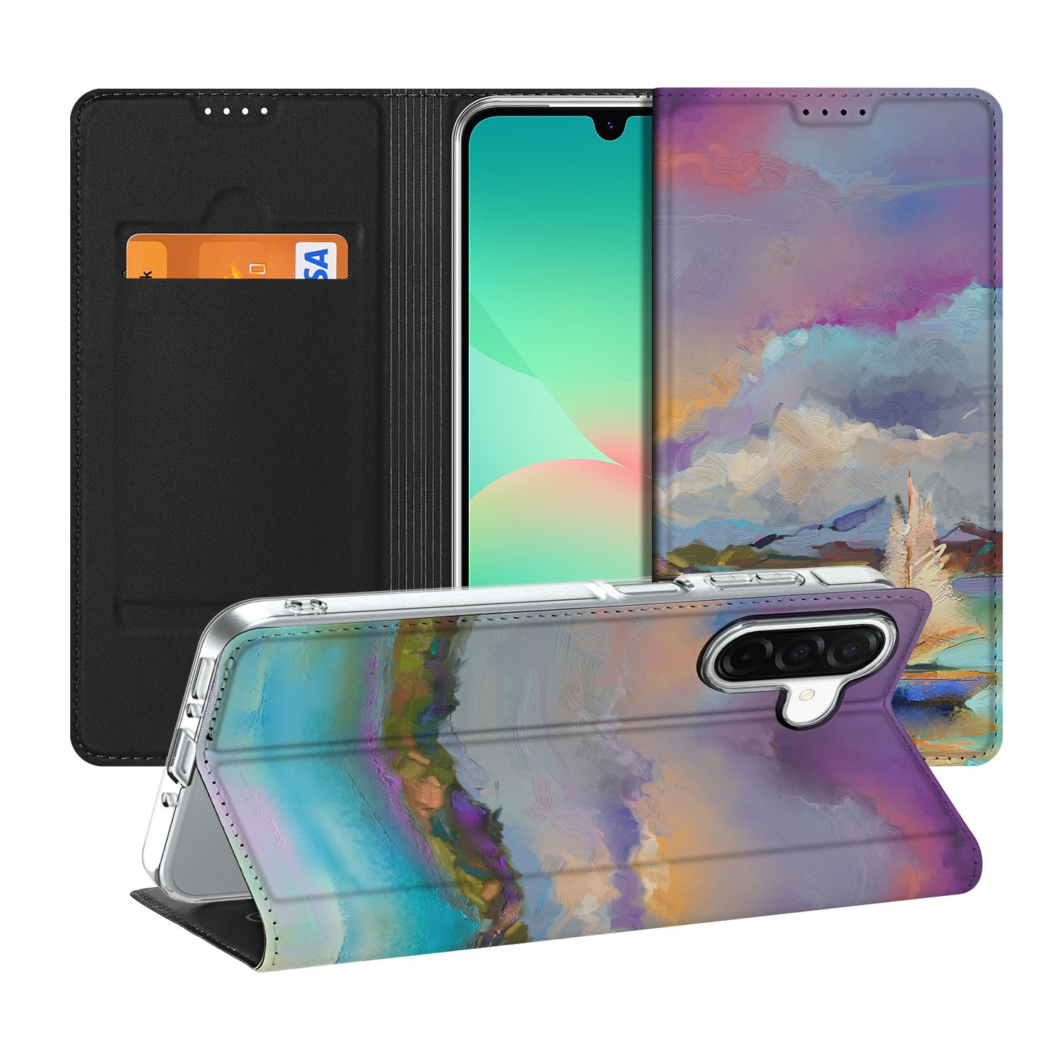 Bookcase voor Samsung Galaxy A26 Boat hoesje maritiem aanzicht