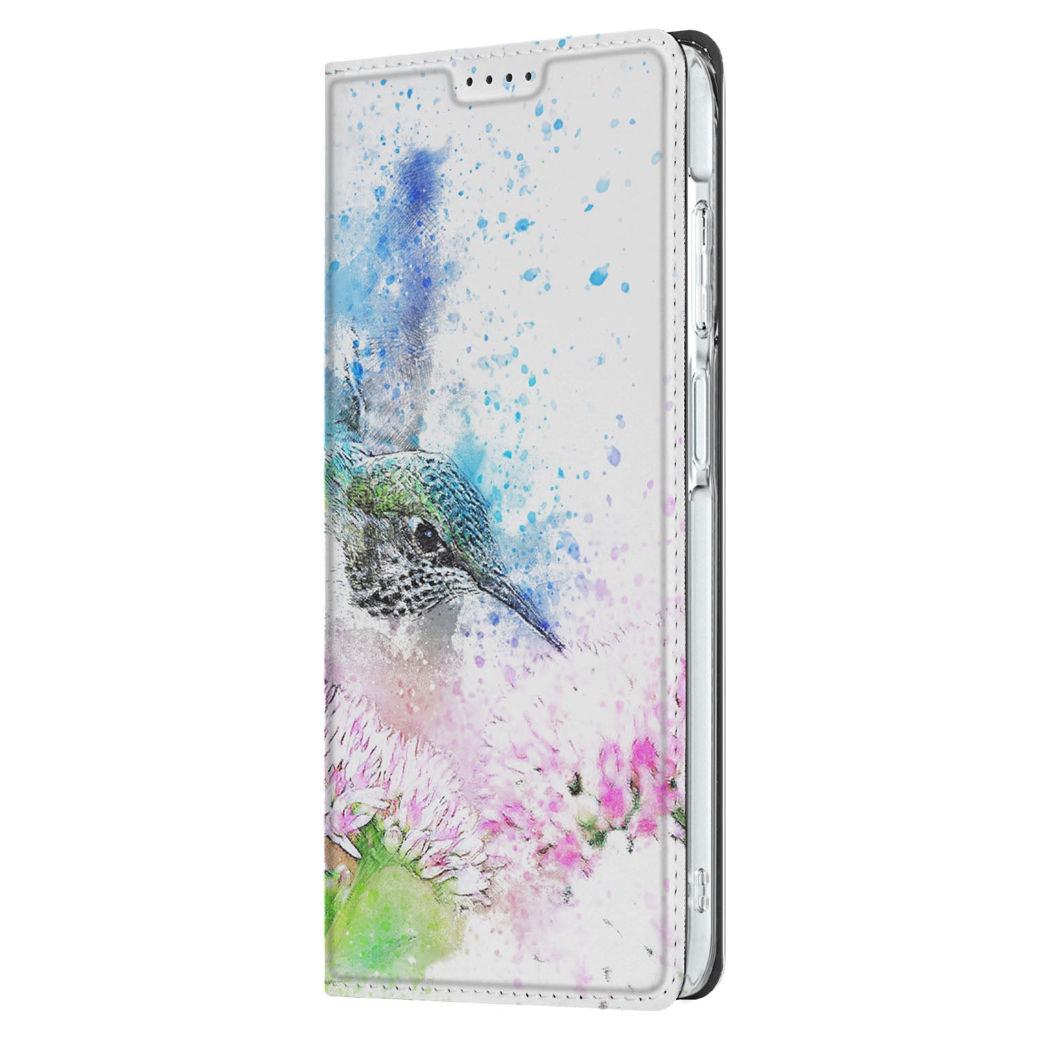 Bookcase voor Samsung Galaxy A26 Vogel zijaanzicht met kleurrijk vogelontwerp